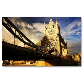 Αφίσα (Αγγλία, γέφυρα, αρχιτεκτονική, τοπία, Τάμεσης, Tower bridge)